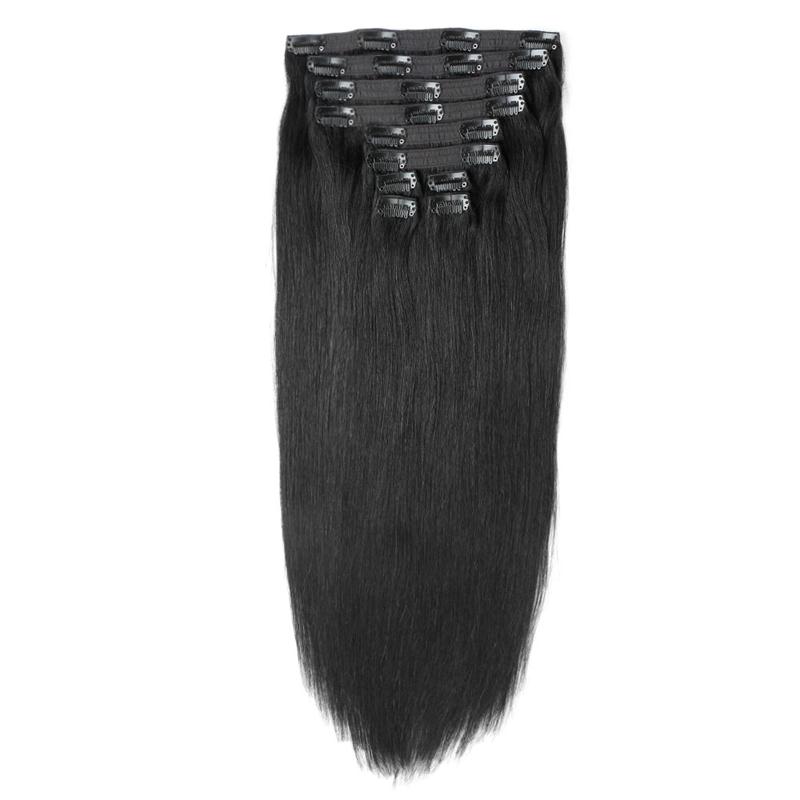 Quad Weft Clip in Hair