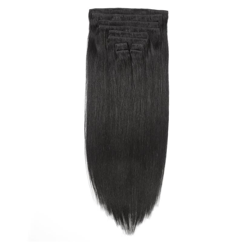 Quad Weft Clip in Hair