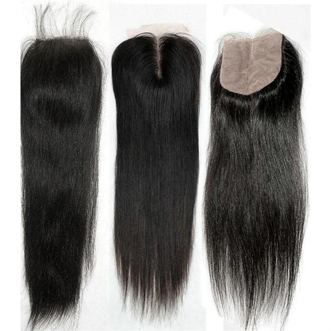 Straight Silk Base Closure